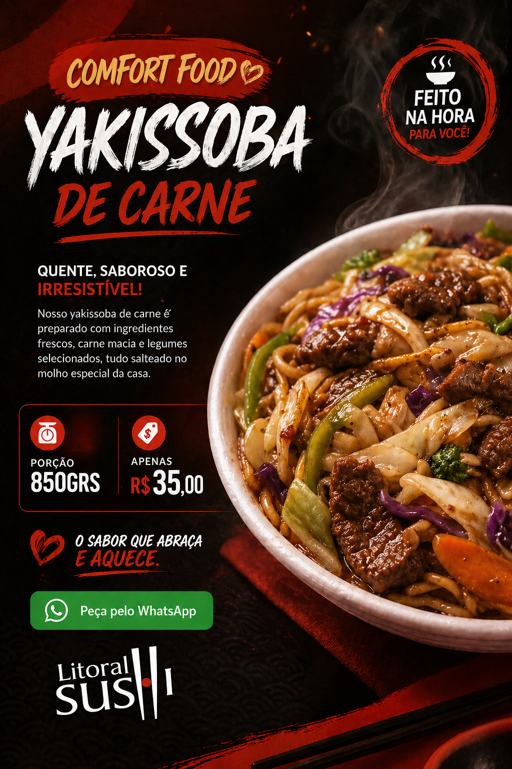 Yakissoba de carne